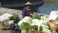 Telaga Sarangan memiliki berbagai fasilitas terutama speedboat. Namun, ada pula penjaja sayur lokal yang masih segar di sana (iStock)
