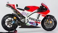 Memasuki musim balap 2015, permasalahan Ducati belum juga tuntas. Bagian depan masih sulit dikontrol oleh pebalap. Desmosedici GP15 menggunakan mesin baru yang lebih kompak dari model sebelumnya. Foto: MotoGP