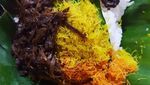 Sarapan Kenyang dan Puas dengan Nasi Krawu Berlauk Komplet
