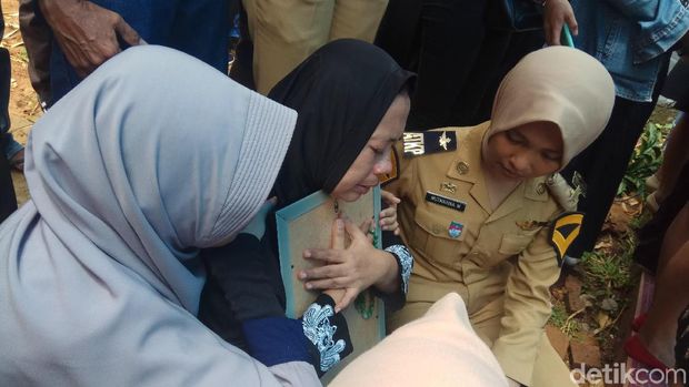 Pemakaman junior ATKP Makassar yang tewas dianiaya senior, Rabu (6/2/2019)