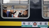 Ada sejumlah kereta berbiaya murah yang dioperasikan di China. Istimewa/Dok. Xinhuanet.
