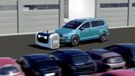 Foto: Robot Parkir Valet Canggih di Bandara Inggris