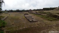 Pemandangan kawasan Situs Liyangan. Tim arkeolog menemukan alat-alat pertanian seperti cangkul, parang, pipisan serta alat menggilas biji-bijian bumbu (Eko Susanto/detikTravel)