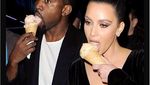 Kompak! Kim Kardashian dan Kanye West, Sama-Sama Doyan Es Krim Cone!