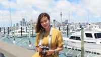 Aline Adita sebelumnya dikenal sebagai Aline Tambuan hingga akhirnya bercerai. Foto: Fitraya Ramadhanny/detikTravel
