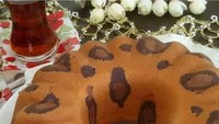 Kalau untuk pemula, cake leopard ini bisa jadi contoh. Belangnya tak terlalu banyak tetapi bagian tutulnya terlihat rapi. Foto: Instagram