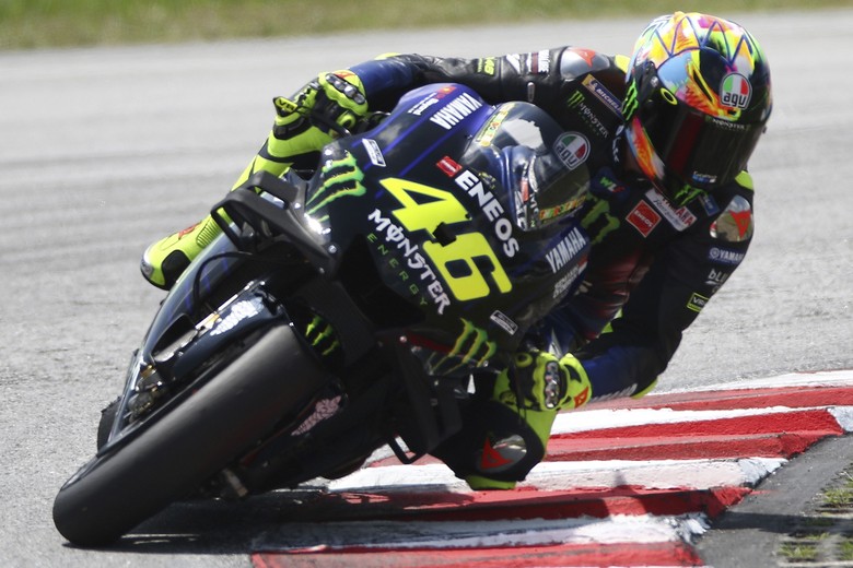 Valentino Rossi Foto: AP Photo/Vincent Phoon Valentino Rossi Foto: AP Photo/Vincent Phoon