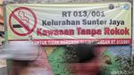 Lingkungan Asri Bebas Asap Rokok di Kampung Iklim Sunter