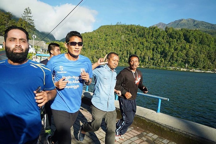 Tempat Jogging Sandiaga Uno