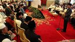 Jokowi Silaturahmi dengan Kiai dan Habib di Istana