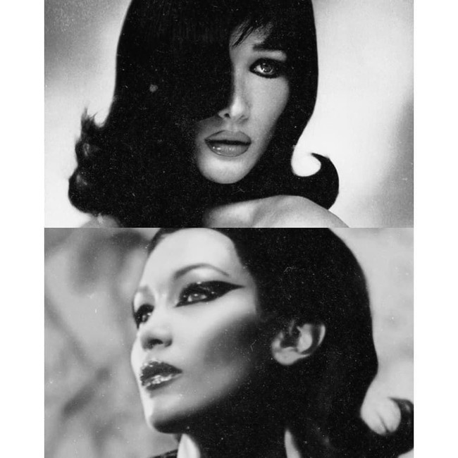 Postingan tersebut juga menarik teman Bella, Hailey Bieber, yang berkomentar Jangan bercanda, Bella ini kamu dan dibalas oleh Carla. Sebenarnya kamu terlihat lebih baik dariku sayang. (Foto: Instagram @celebface)