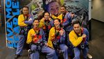 Foto: Gaya Liburan Aline Adita di Selandia Baru