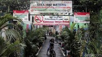 Begini suasana lingkungan asri di wilayah RW 1, Sunter Jaya, Tanjung Priok, Jakarta Utara.
