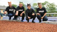 Chocolate Glenmore Run dilaksanakan di Doesoen Kakao Banyuwangi, dengan berbagai aktivitas olahraga menarik (Ardian Fanani/detikTravel)