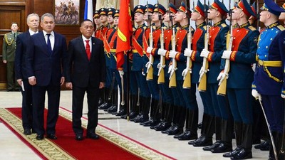 Ryamizad Ryacudu Temui Menhan Rusia di Moscow