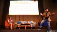 Diskusi bertajuk Dengar yang Muda berlangsung di Galeri Indonesia Kaya, Jakarta, Kamis (7/2/2019).