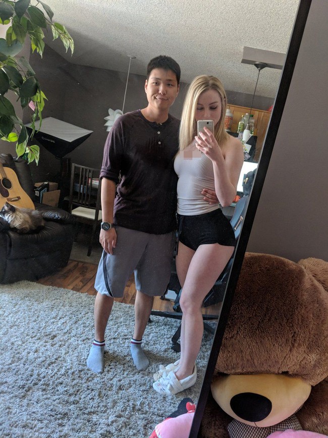 Punya satu juta lebih pengikut di Instagram, Lisa Vannatta sering dapat hujatan dan cemoohan banyak netizen. Selama beberapa tahun terakhir, ia dibully karena berkencan dengan pria Asia. Foto: Instagram @lisapeachy