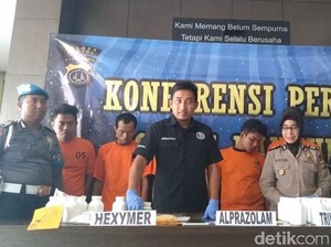 Ciduk 5 Pengedar, Polres Bantul Sita 25.000 Pil Koplo