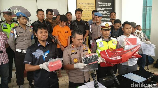 Ini Bodi Motor yang Dicabik-cabik Adi Saputra