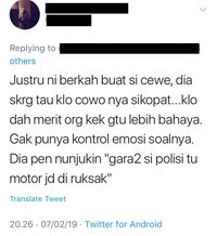 Kocak dan Bijak, Pesan untuk Wanita yang Pacarnya Rusak Motor saat Ditilang