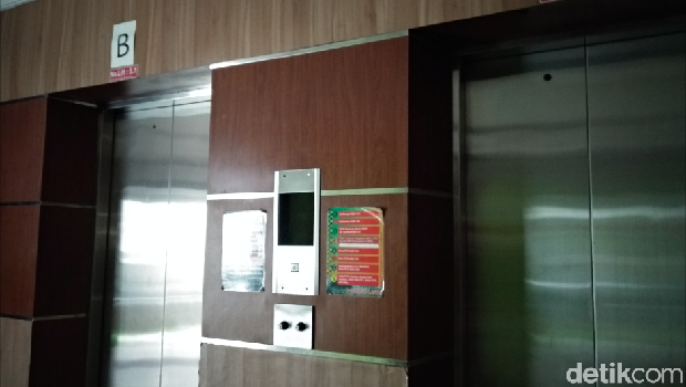 Kondisi lift sudah dimatikan.