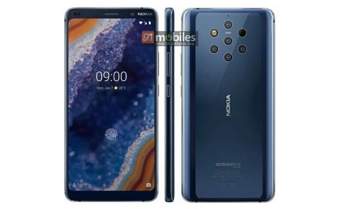 Penampakan terjelas Nokia 9 PureView. Foto: 91Mobiles Penampakan terjelas Nokia 9 PureView. Foto: 91Mobiles
