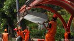 Pasca Tertimpa Pohon, Halte Rusak di Jalan Asia Afrika Diperbaiki