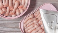 Lim paling sering menggunakan objek bayi sebagai bentuk pahatannya. Menurutnya bayi berkaitan dengan kerapuhan, lucu, sekaligus membawa efek positif. Ia ingin orang-orang bisa melihat sisi positif dari makanan atau benda yang ditemukan sehari-hari. Foto: Instagram @qimmyshimmy
