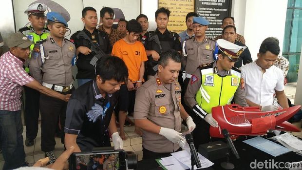 Ini Bodi Motor yang Dicabik-cabik Adi Saputra