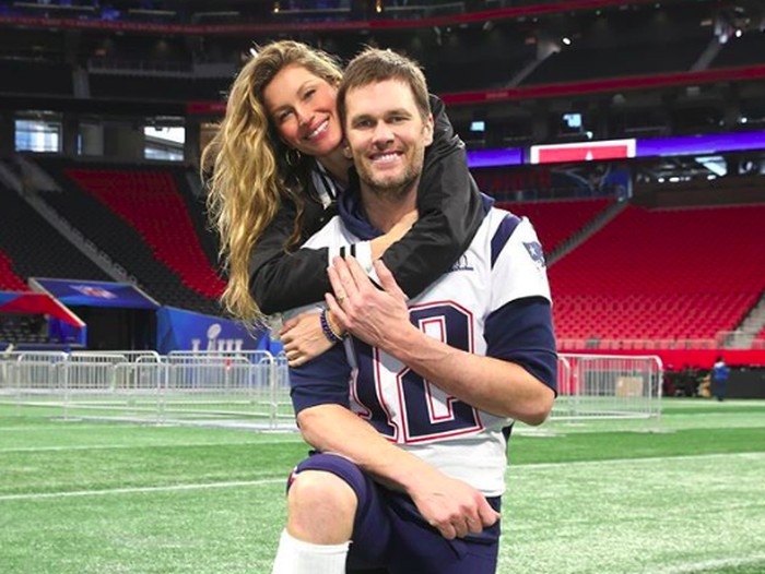 Gisele Bundchen dan Tom Brady Gisele Bundchen dan Tom Brady