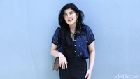 Dita mengaku ada target yang belum terwujud di tahun 2019 ini yakni memiliki anak. Pool/Palevi S/detikFoto.