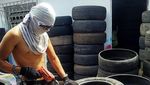 Keren! Seniman Muda Ini Temukan Cara Unik Mengolah Ban Bekas