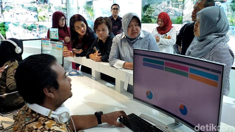 Risma Pamer Teknologi Surabaya ke Sejumlah Pemimpin Media Risma Pamer Teknologi Surabaya ke Sejumlah Pemimpin Media