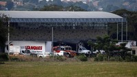 Maduro menyebut bahwa bantuan kemanusiaan akan menjadi pembuka jalan bagi sebuah invasi yang dipimpin AS. Reuters/Marco Bello.