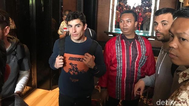 Marquez tiba di Trans Luxury Hotel Bandung