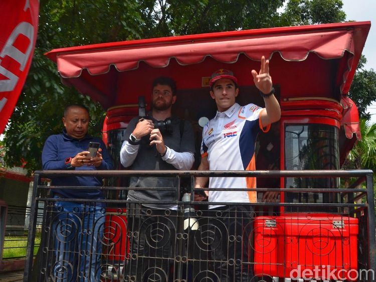 Keseruan Marc Marquez Saat di Bandung