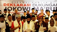 Dukungan JAMI dideklarasikan di Hotel Arya Duta, Jakarta Pusat, Sabtu (9/2/2019). Maruf berharap keikutsertaan menjadi pintu masuk cendikiawan muslim atau ulama untuk menjadi pemimpin Indonesia. Foto: dok. JAMI