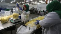 Pabrik kentang goreng Prancis pertama di Jalur Gaza ini memberikan kesempatan kerja yang langka bagi wanita, terutama lulusan muda, dan membantu para petani dengan surplus panen kentang. Istimewa/Xinhuanet.