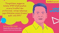 Kementerian Keuangan menyatakan anggaran negara dikelola kredibel dan selalu diaudit Badan Pemeriksa Keuangan (BPK): Tim Infografis/Nadia Permatasari