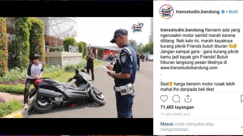 Foto: (Instagram/Trans Studio Bandung) Foto: (Instagram/Trans Studio Bandung)