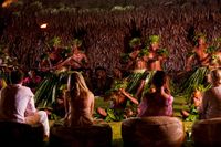 Ragam budaya masyarakat Fiji yang ditampilkan (Laucala Island/Facebook)