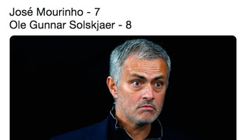 Rekor kemenangan Solskjaer sudah melebih Mourinho walaupun baru melatih MU sebentar. Foto: istimewa