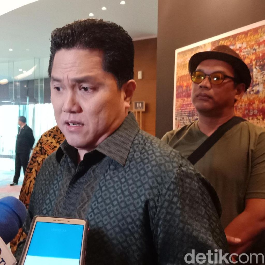 Lahannya Disinggung BPN Prabowo, Erick Thohir: Alhamdulillah Halal
