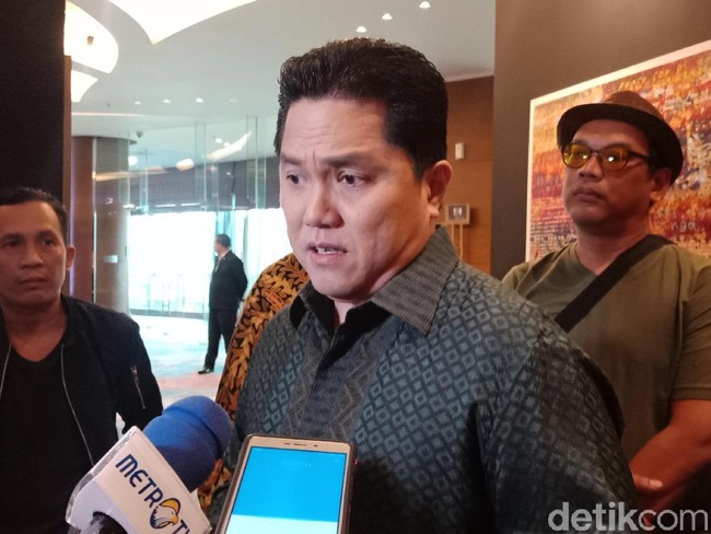 Erick Thohir Ingatkan Pejabat Garuda Godaan Dikelilingi Perempuan Cantik