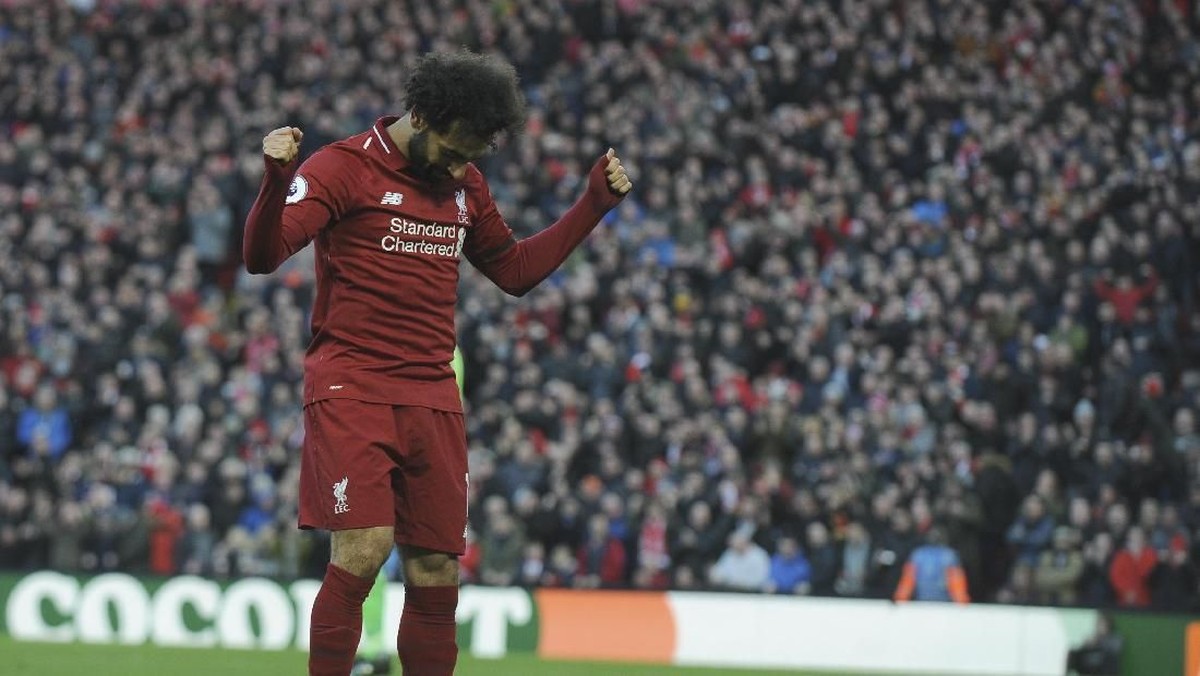 Mohamed Salah sudah bikin 20 gol musim ini (AP Photo/Rui Vieira)