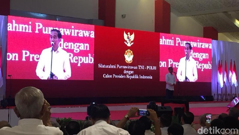 1.000 Purnawirawan TNI-Polri Deklarasi Dukung Jokowi 1.000 Purnawirawan TNI-Polri Deklarasi Dukung Jokowi
