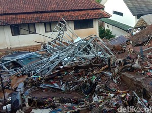 Rumah Korban Tanggul Jebol di Pasirjati Rata Dengan Tanah