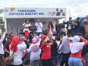 Kampanye, Budi Karya Cerita Keislaman Jokowi di Rusun Cengkareng