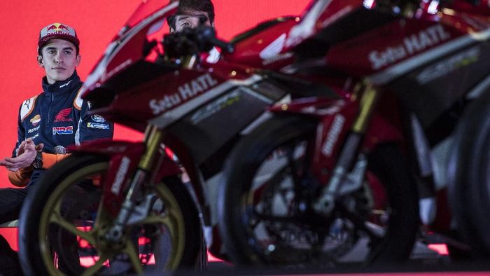 Marc Marquez dan Repsol Honda belum maksimal di tes MotoGP Sepang 2019 (ANTARA FOTO/INASGOC/M Agung Rajasa) Marc Marquez dan Repsol Honda belum maksimal di tes MotoGP Sepang 2019 (ANTARA FOTO/INASGOC/M Agung Rajasa)