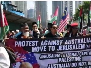 Demo Rencana Relokasi Kedubes Australia ke Yerussalem Picu Penutupan Pos Diplomatik